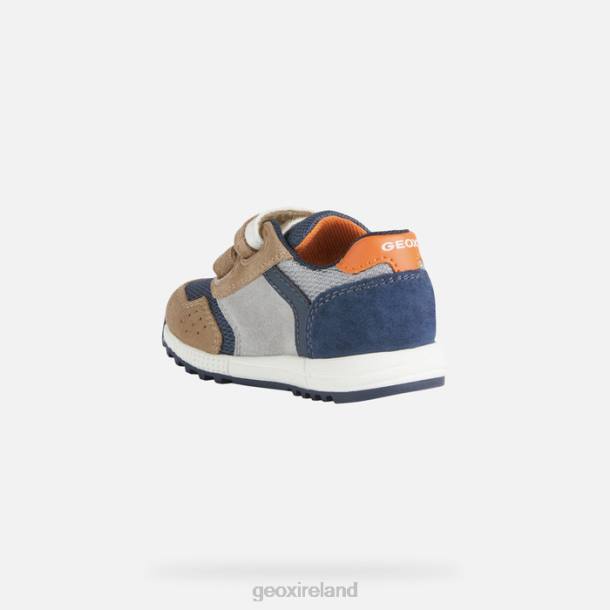 Geox 0ZTB1453 Biscuit/Navy Alben Toddler