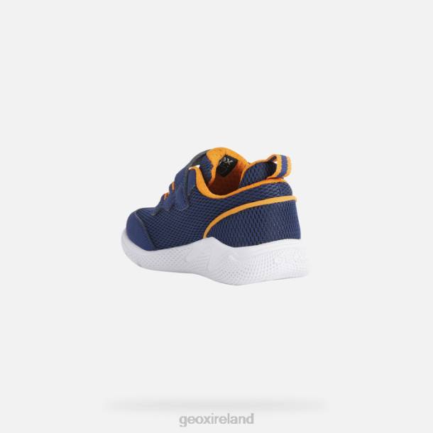 Geox 0ZTB1463 Navy/Orange Sprintye Baby