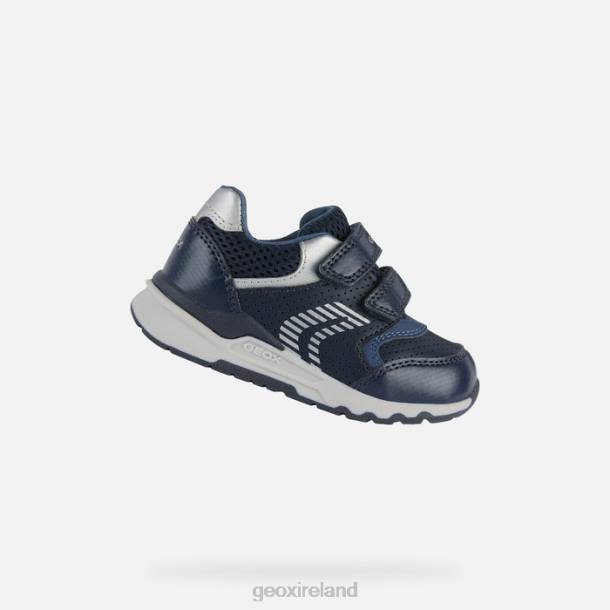 Geox 0ZTB1492 Navy/Silver Pyrip Toddler