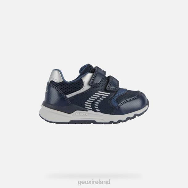 Geox 0ZTB1492 Navy/Silver Pyrip Toddler