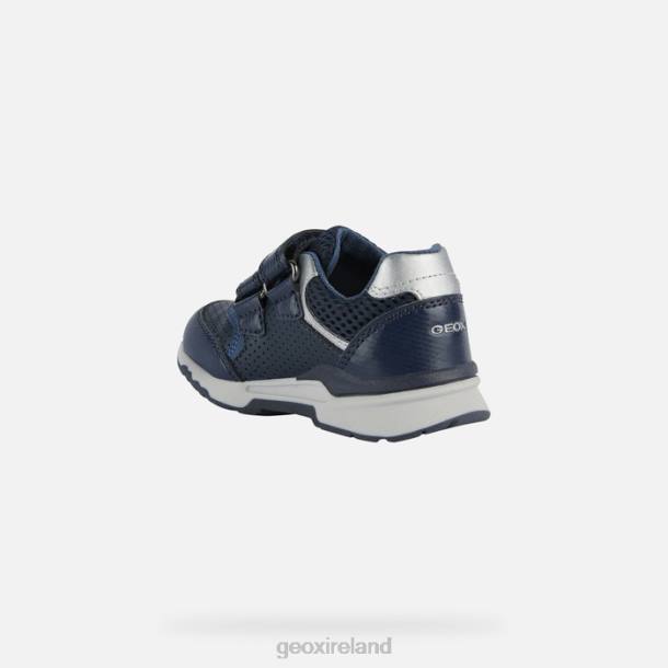 Geox 0ZTB1492 Navy/Silver Pyrip Toddler