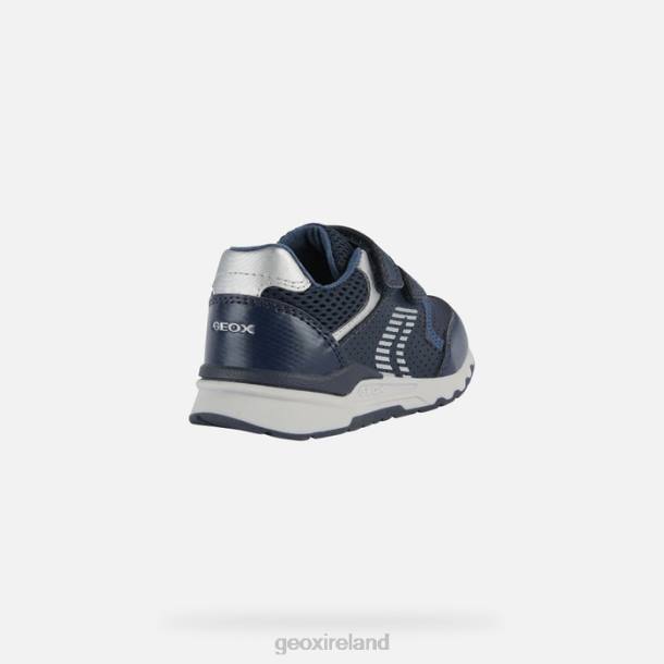 Geox 0ZTB1492 Navy/Silver Pyrip Toddler