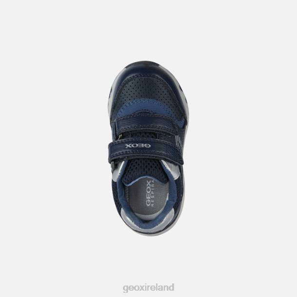 Geox 0ZTB1492 Navy/Silver Pyrip Toddler