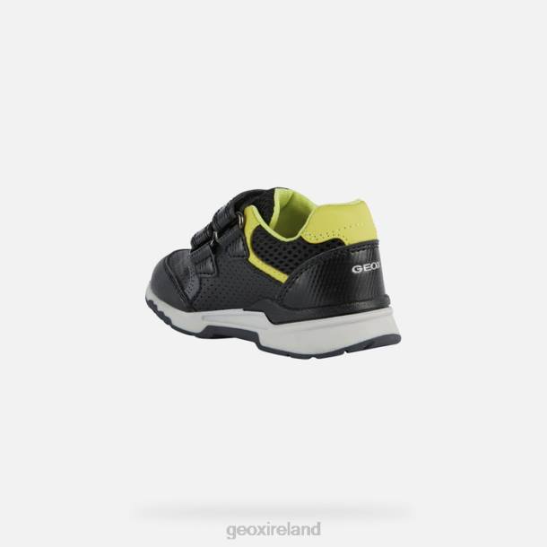 Geox 0ZTB1493 Black/Lime Green Pyrip Toddler
