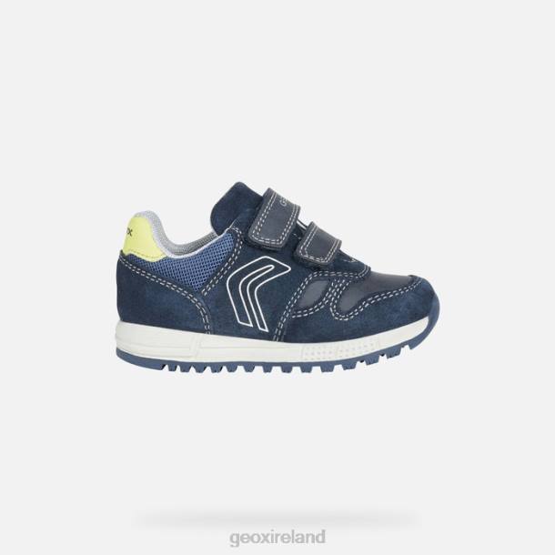 Geox 0ZTB1635 Navy/Fluo Yellow Alben Toddler