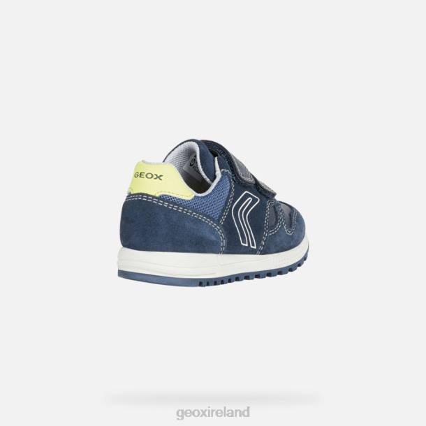 Geox 0ZTB1635 Navy/Fluo Yellow Alben Toddler