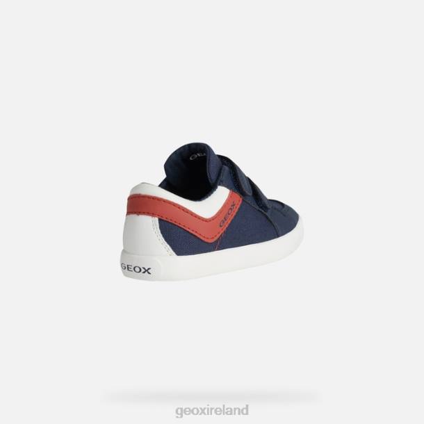 Geox 0ZTB1646 Navy/Dark Red Gisli Toddler