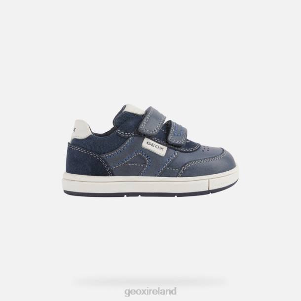 Geox 0ZTB2006 Navy/White Trottola Toddler