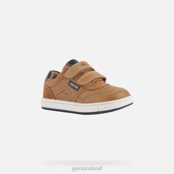 Geox 0ZTB2007 Caramel/Navy Trottola Toddler