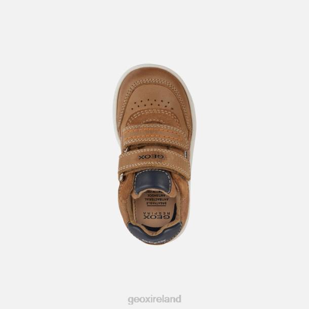 Geox 0ZTB2007 Caramel/Navy Trottola Toddler