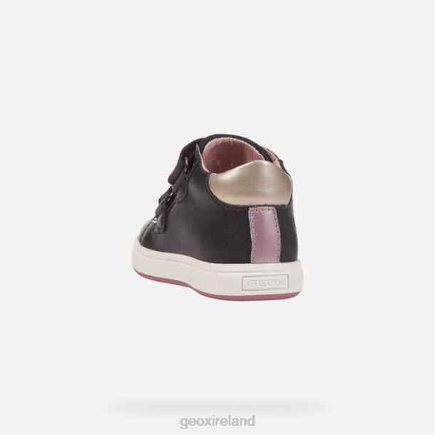 Geox 0ZTB1504 Black/Dk Pink Biglia Baby