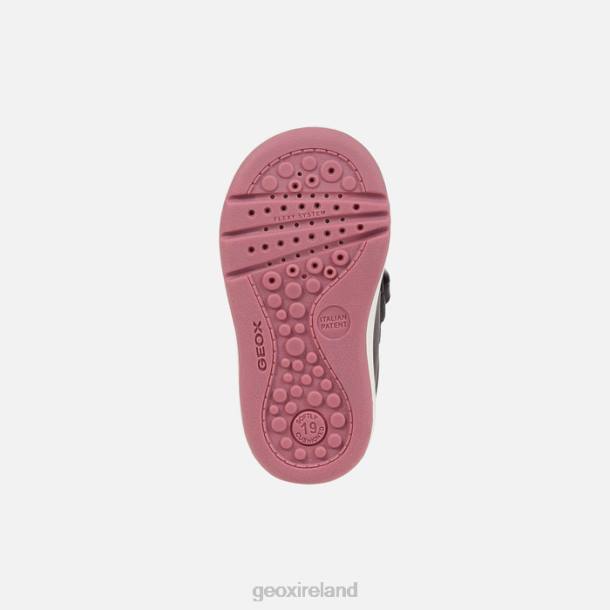 Geox 0ZTB1504 Black/Dk Pink Biglia Baby