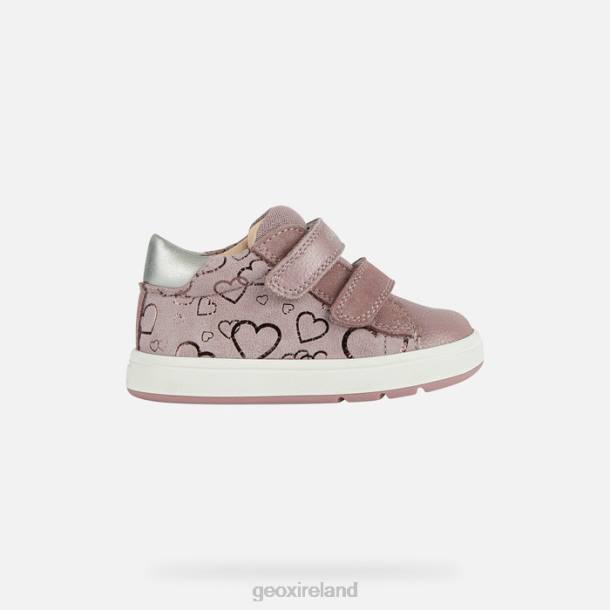 Geox 0ZTB1510 Dark Rose/Silver Biglia Baby Girl