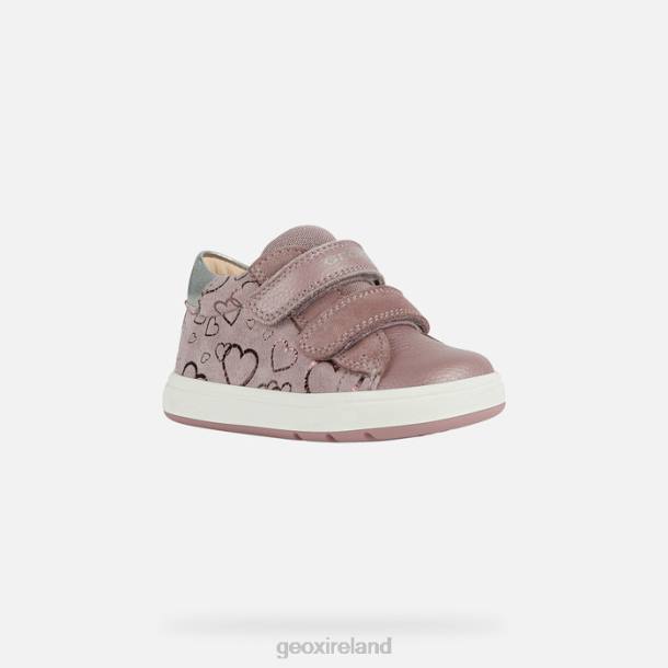 Geox 0ZTB1510 Dark Rose/Silver Biglia Baby Girl