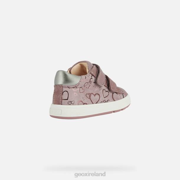 Geox 0ZTB1510 Dark Rose/Silver Biglia Baby Girl