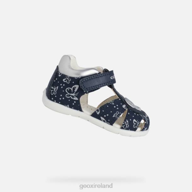 Geox 0ZTB1517 Navy/Silver Elthan Baby Girl