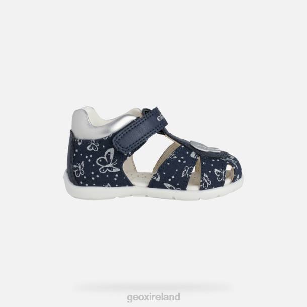 Geox 0ZTB1517 Navy/Silver Elthan Baby Girl