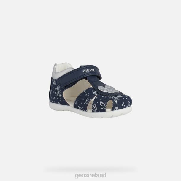 Geox 0ZTB1517 Navy/Silver Elthan Baby Girl