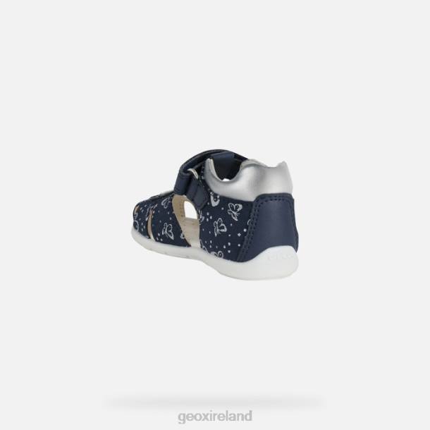 Geox 0ZTB1517 Navy/Silver Elthan Baby Girl