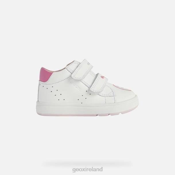 Geox 0ZTB1524 White/Fuchsia Biglia Baby