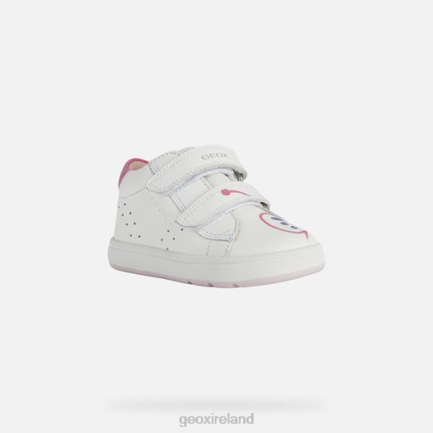 Geox 0ZTB1524 White/Fuchsia Biglia Baby