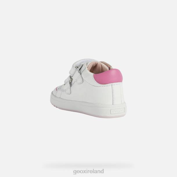 Geox 0ZTB1524 White/Fuchsia Biglia Baby
