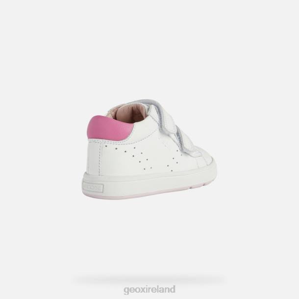Geox 0ZTB1524 White/Fuchsia Biglia Baby