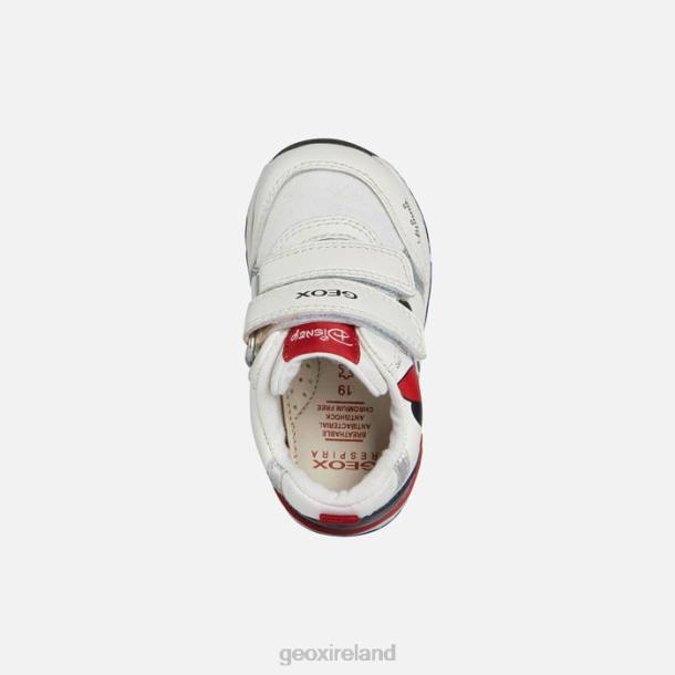 Geox 0ZTB1577 White/Black Rishon Baby