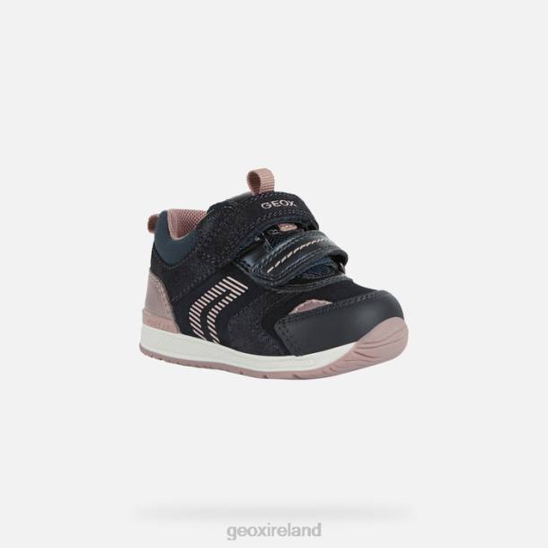 Geox 0ZTB1606 Navy/Pink Rishon Baby Girl