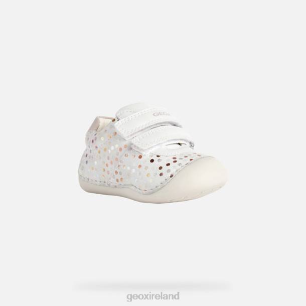 Geox 0ZTB1613 White/Light Rose Tutim Toddler