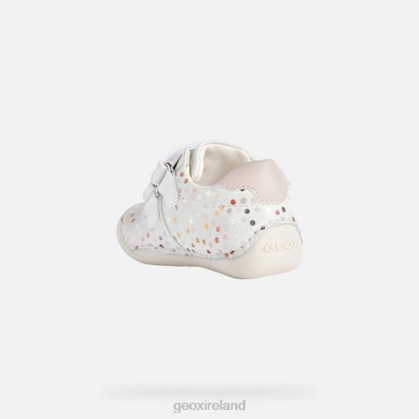 Geox 0ZTB1613 White/Light Rose Tutim Toddler