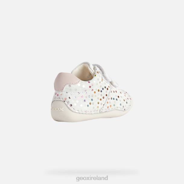 Geox 0ZTB1613 White/Light Rose Tutim Toddler