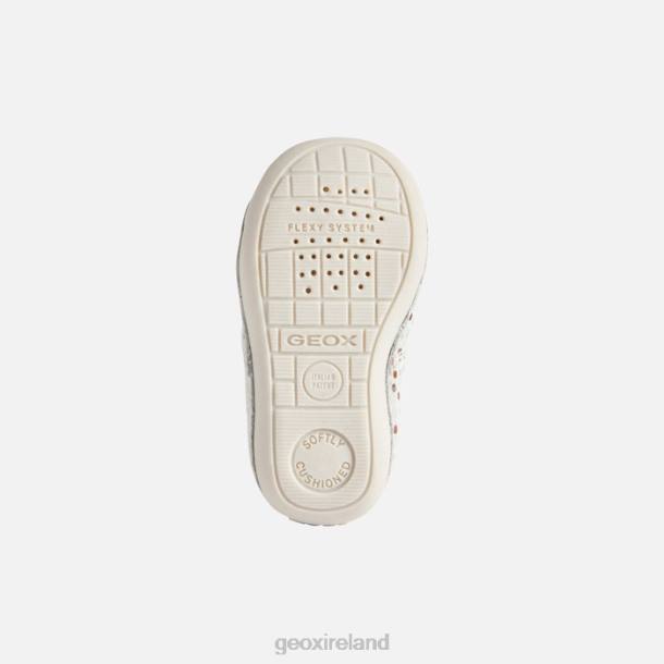 Geox 0ZTB1613 White/Light Rose Tutim Toddler