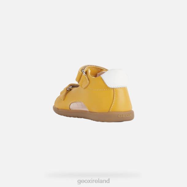 Geox 0ZTB1616 Ochre Yellow Sandal Macchia Baby