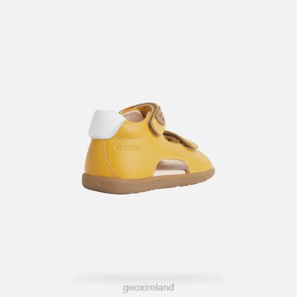 Geox 0ZTB1616 Ochre Yellow Sandal Macchia Baby