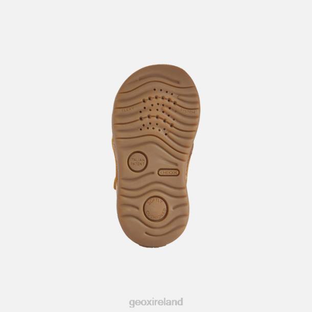 Geox 0ZTB1616 Ochre Yellow Sandal Macchia Baby