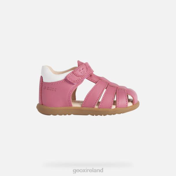 Geox 0ZTB1625 Fuchsia/White Sandal Macchia Baby Girl