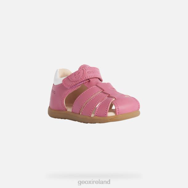 Geox 0ZTB1625 Fuchsia/White Sandal Macchia Baby Girl