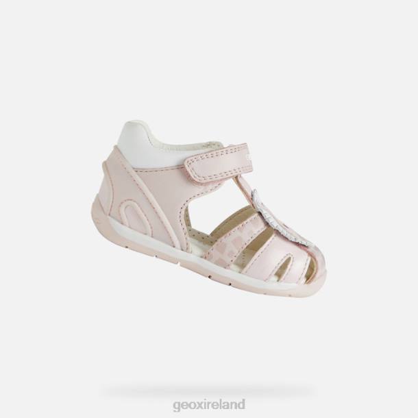 Geox 0ZTB1630 Light Rose/White Each Baby Girl