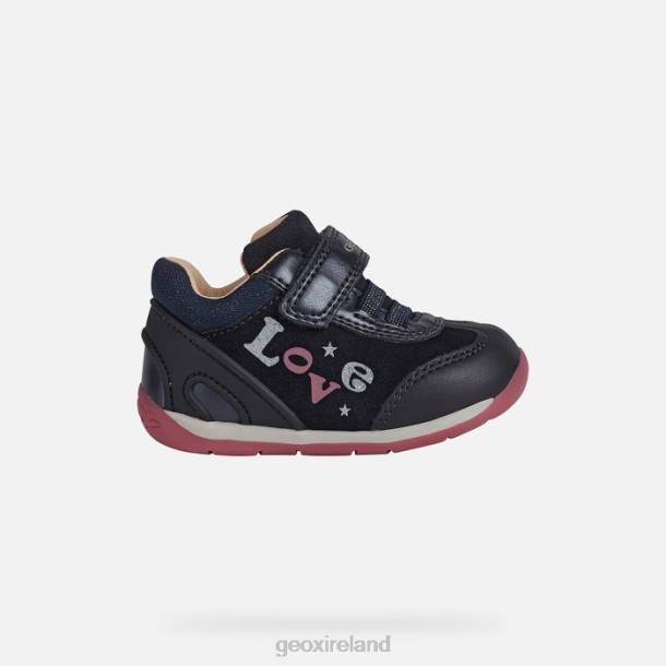 Geox 0ZTB1656 Dark Navy/Fuchsia Each Baby Girl