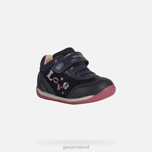 Geox 0ZTB1656 Dark Navy/Fuchsia Each Baby Girl