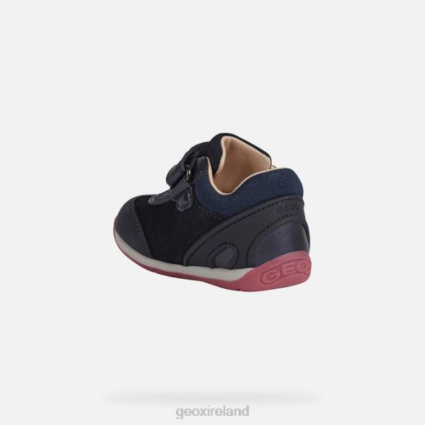 Geox 0ZTB1656 Dark Navy/Fuchsia Each Baby Girl