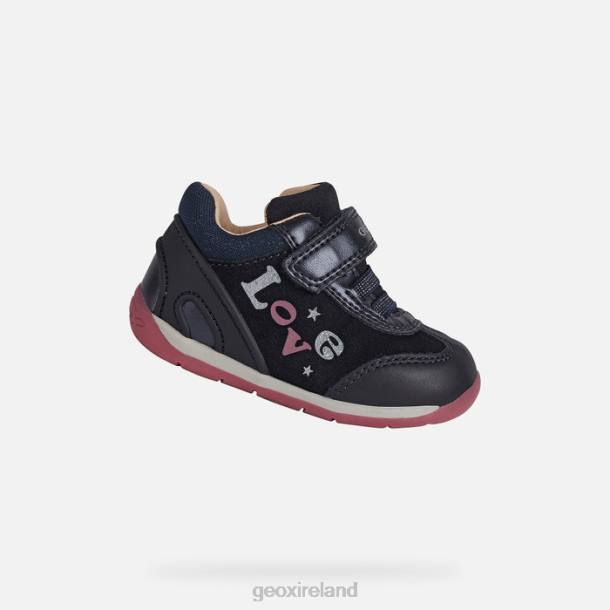 Geox 0ZTB1656 Dark Navy/Fuchsia Each Baby Girl