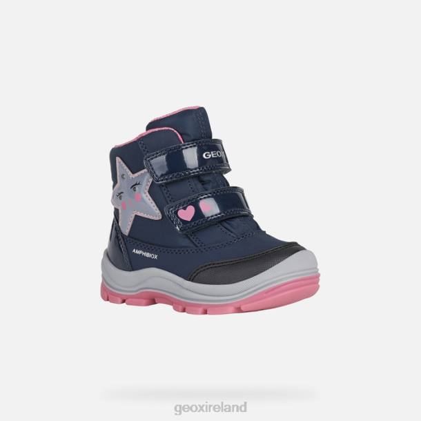 Geox 0ZTB1494 Navy/Fuchsia Flanfil Abx Toddler