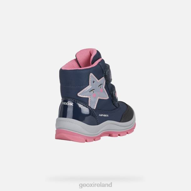 Geox 0ZTB1494 Navy/Fuchsia Flanfil Abx Toddler