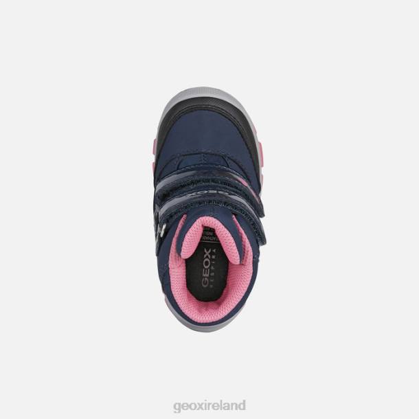 Geox 0ZTB1494 Navy/Fuchsia Flanfil Abx Toddler