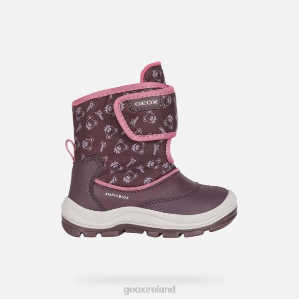Geox 0ZTB1512 Prune/Dark Fuchsia Flanfil Abx Toddler