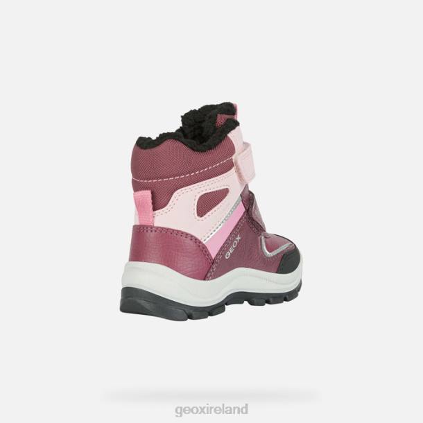 Geox 0ZTB1562 Burgundy/Pink Flanfil Abx Toddler