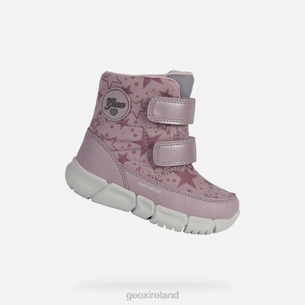 Geox 0ZTB1654 Dk Rose/Gray Flexyper Abx Toddler