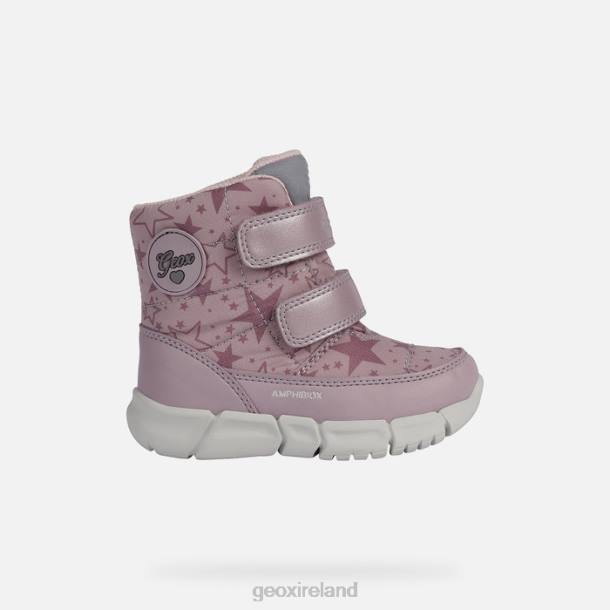 Geox 0ZTB1654 Dk Rose/Gray Flexyper Abx Toddler